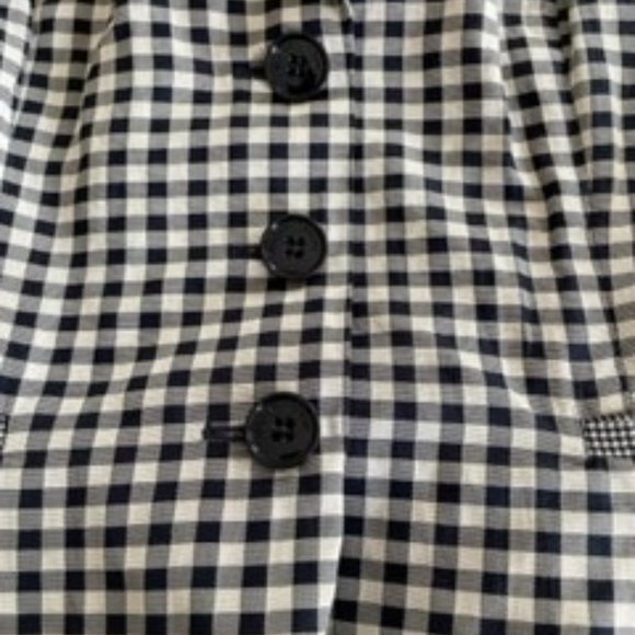 29. Moschino Vintage Blue and White Jacket, Size 10 - Beautiful Detail - Picture 2 of 14